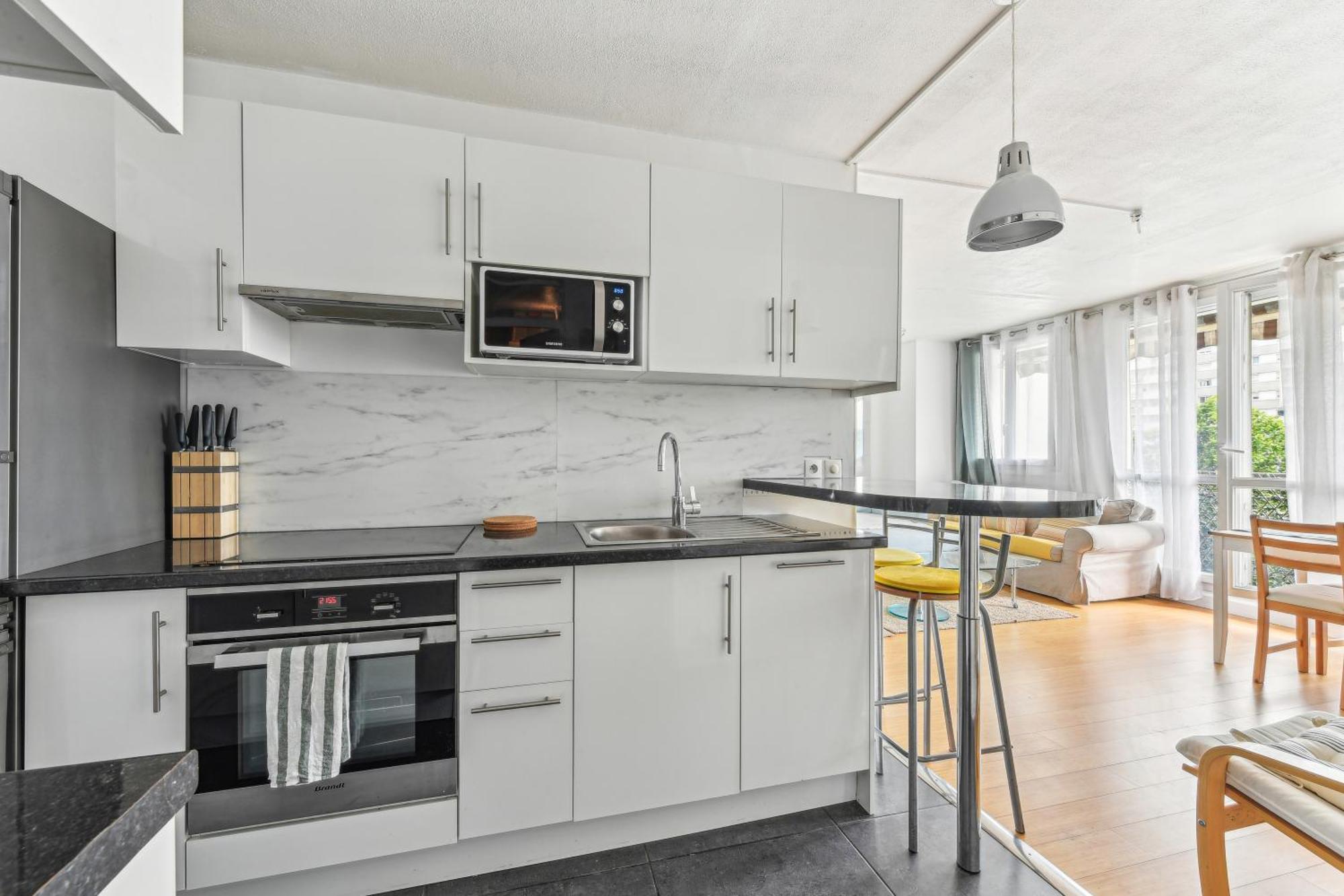 Chic And Comfortable Apart With Balcony Λεβαλουά Περέ Εξωτερικό φωτογραφία